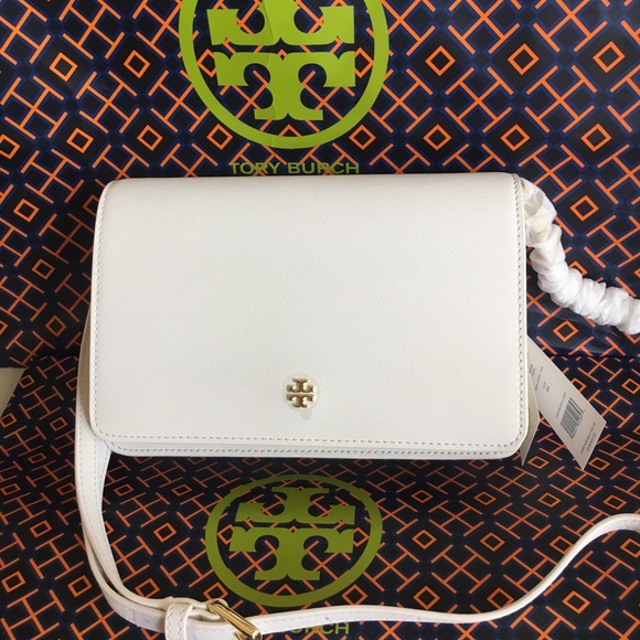 Tory Burch Handbags - TORY BURCH EMERSON COMBO CROSSBODY NEW IVORY